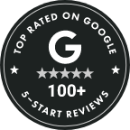 Top rated on Google badge